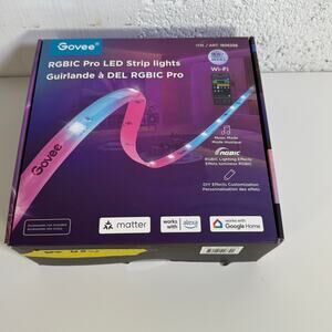 Govee Smart RGBIC Pro 49.2 Ft LED Strip Lights, new in box